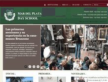 Tablet Screenshot of mdpdayschool.edu.ar